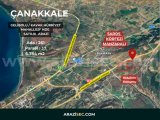 Çanakkale Gelibolu Kavak Hürriyet Mahallesi Saros Manzaralı Verimli Arazi