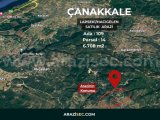 Çanakkale Lapseki Hacıgelen'de Doğa Manzaralı Arazi